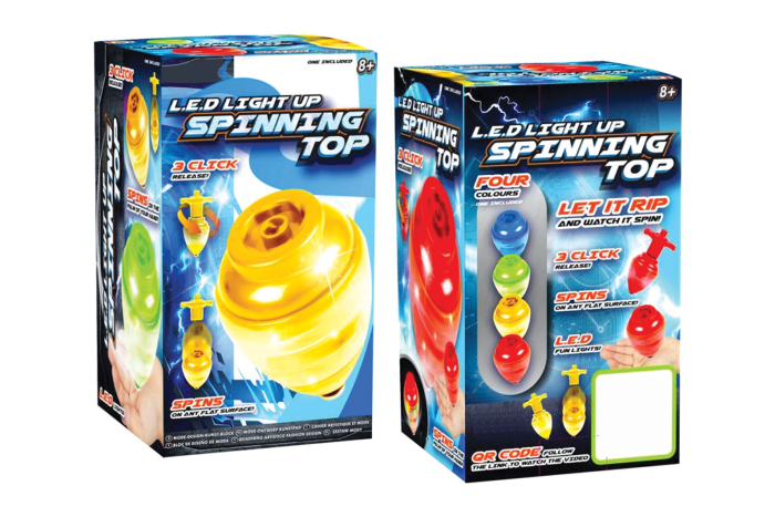 Light Up Spinning Top - Boxed