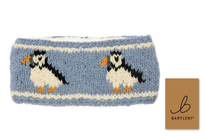 Wool Knit Head Band - Puffin