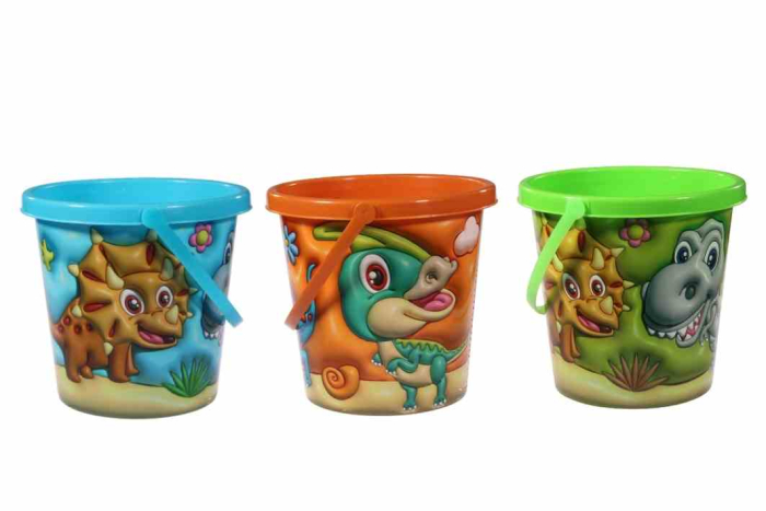 3D Lenticular Dinosaur Bucket 