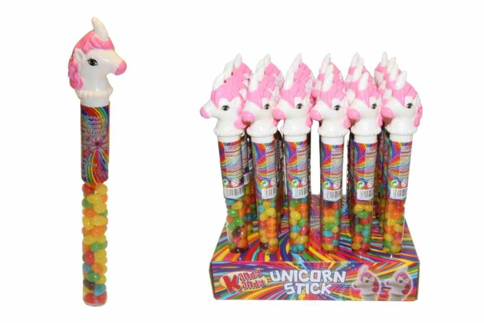 Unicorn Stick with Jelly Beans, In Display