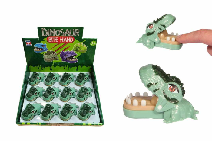 Finger Biting Dinosaur Game, In Display 