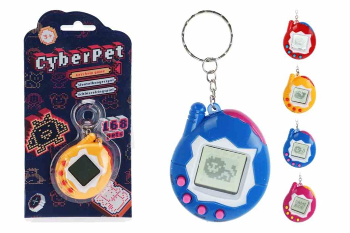 Cyber Pet Game on Keyring, Carded