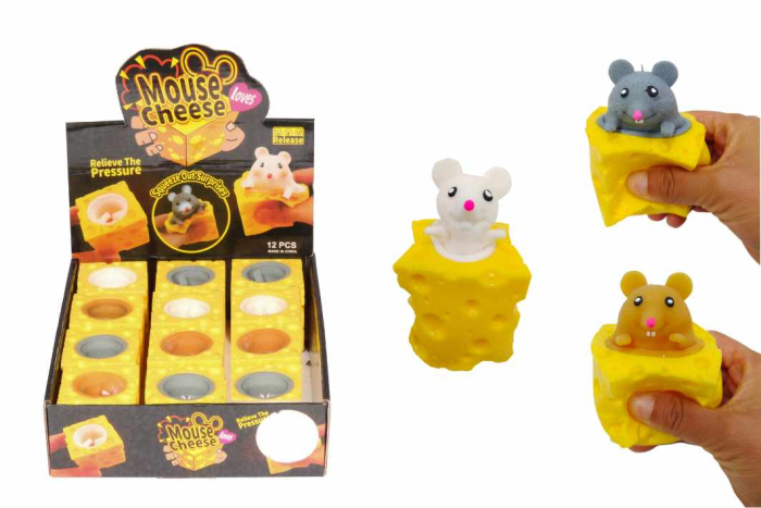 Squeeze & Pop Mouse in Cheese