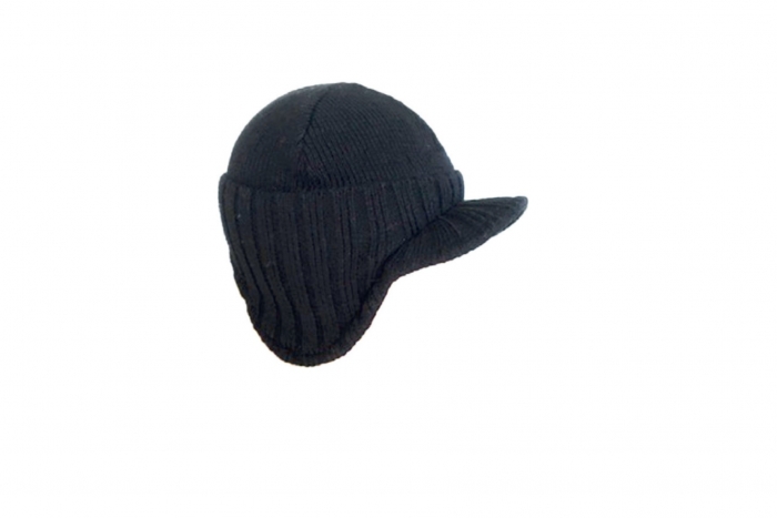 mens beanie hat with peak